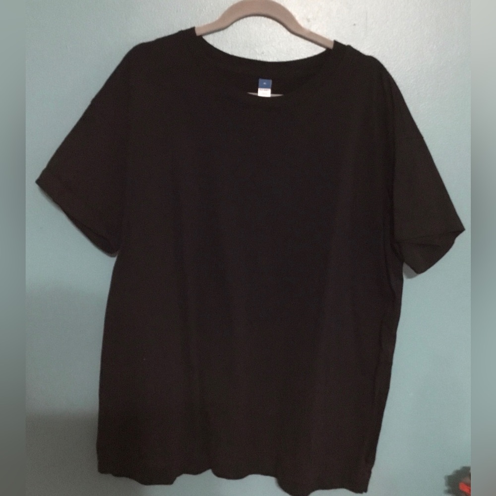 Old navy cotton top black shirt size XL